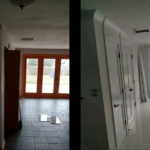 Before after foyer